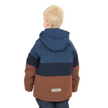 Zigzag Winter-Skijacke Taylora W-PRO 15.000 (4-Wege-Stretch, wasserdicht, winddicht) Insignia blau/braun Kinder